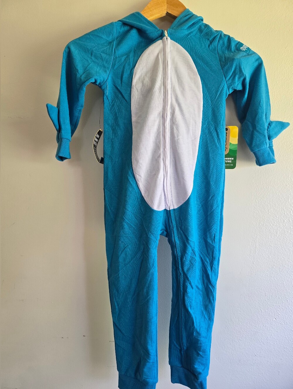 NWT! Tipsy Elves, Unisex Toddler Shark Costume, Blue, Size 3T MSRP $39.95 - Picture 3 of 9